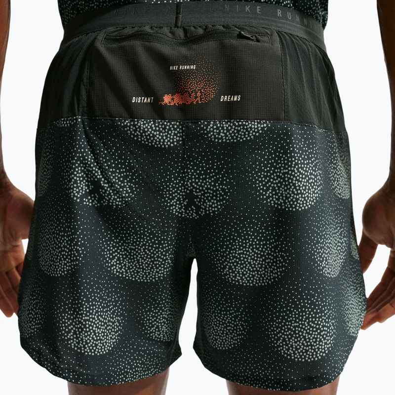 Pantaloncini da corsa da uomo Nike Stride Dri-Fit Brief Lined 5" black spruce 6