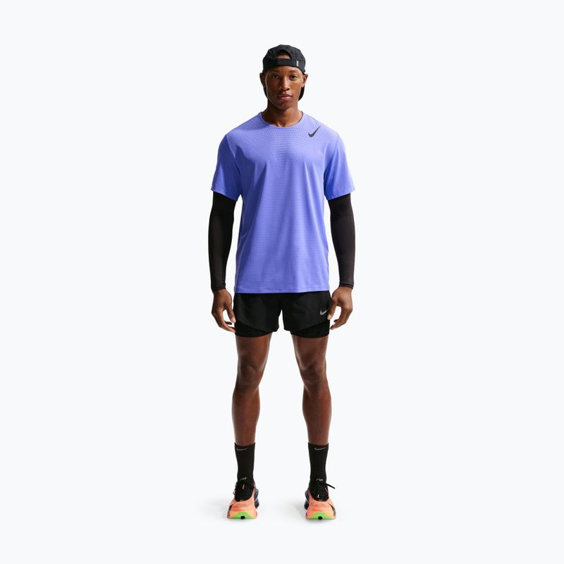 Maglietta da corsa da uomo Nike AeroSwift Dri-Fit ADV sapphire/black 2