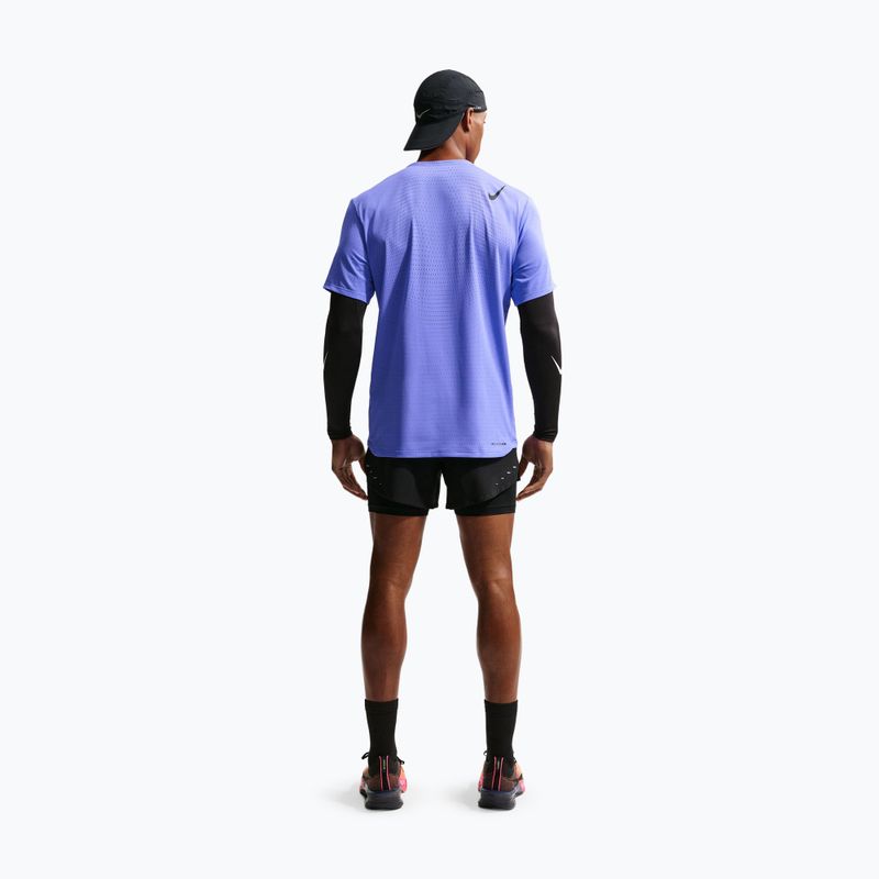 Maglietta da corsa da uomo Nike AeroSwift Dri-Fit ADV sapphire/black 3