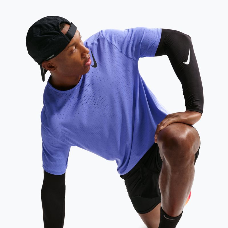 Maglietta da corsa da uomo Nike AeroSwift Dri-Fit ADV sapphire/black 4