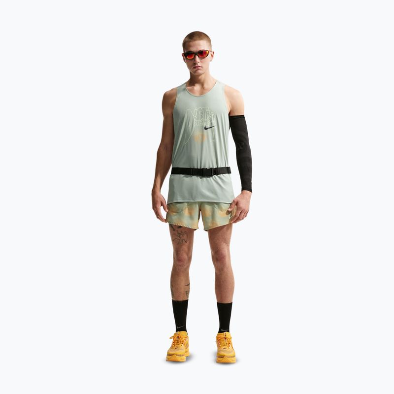 Maglietta da corsa da uomo Nike Stride Dri-Fit ADV jade horizon/linen 2