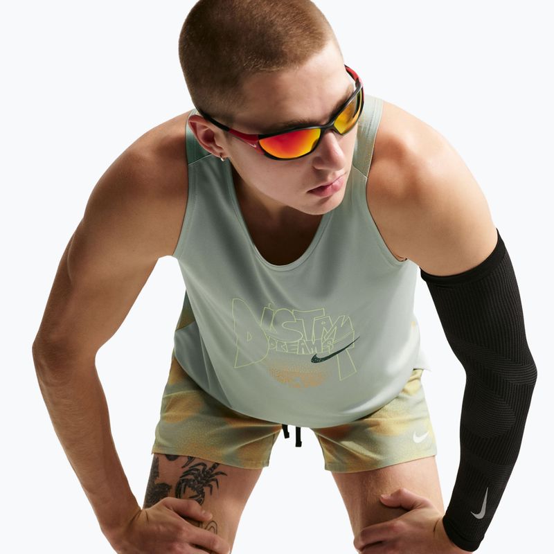 Maglietta da corsa da uomo Nike Stride Dri-Fit ADV jade horizon/linen 5