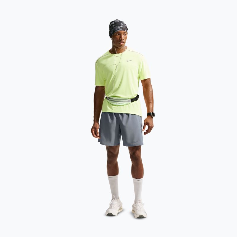 Pantaloncini da corsa da uomo Nike Miler Dri-Fit 2in1 7" smoke grey/smoke grey 2