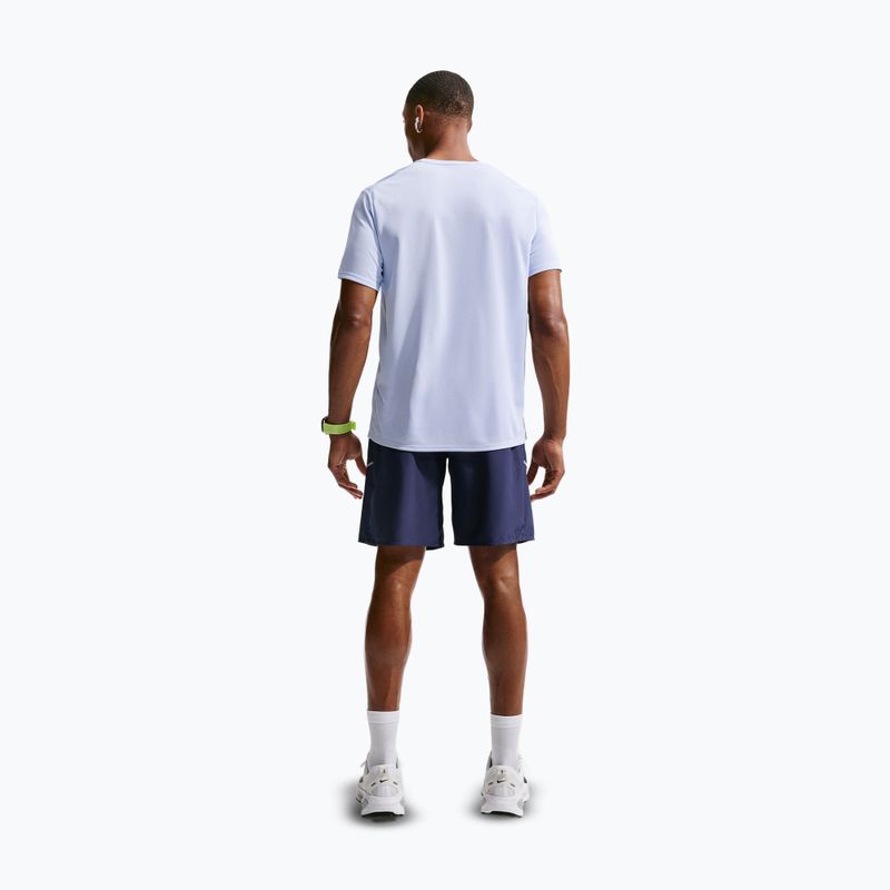 Maglietta da corsa da uomo Nike Miler Dri-Fit UV hydrogen blue/lapis 3