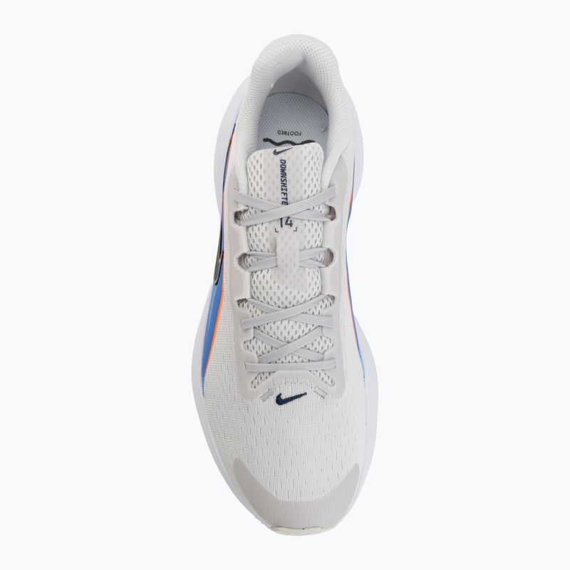 Scarpe da running da uomo Nike Downshifter 14 platinum tint/black/white/off noir 5