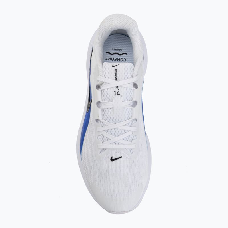 Scarpe da running da uomo Nike Downshifter 14 white/racer blue/anthracite/black 5