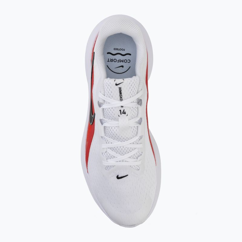 Scarpe da corsa uomo Nike Downshifter 14 white/university red/anthracite/black 5