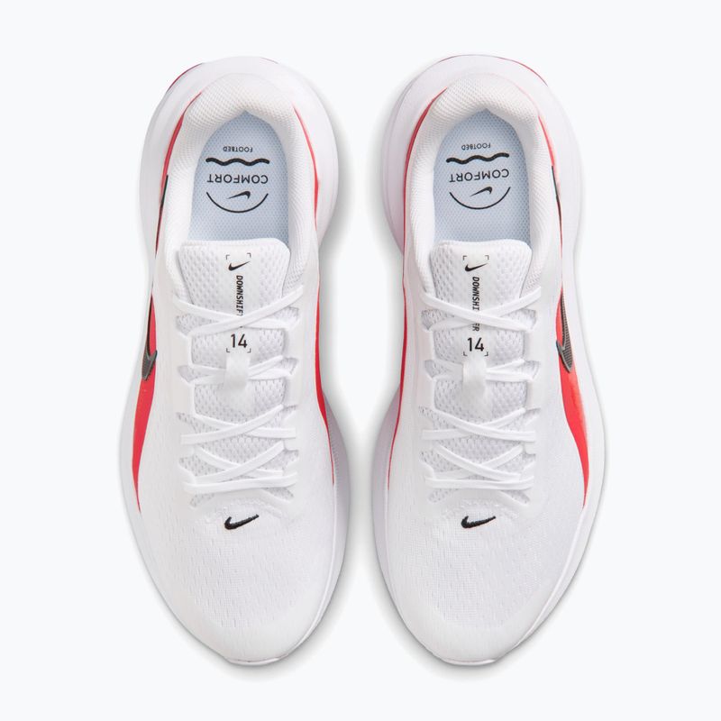 Scarpe da corsa uomo Nike Downshifter 14 white/university red/anthracite/black 5