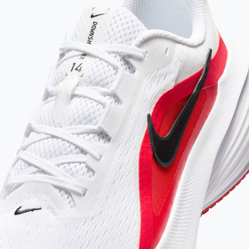 Scarpe da corsa uomo Nike Downshifter 14 white/university red/anthracite/black 7