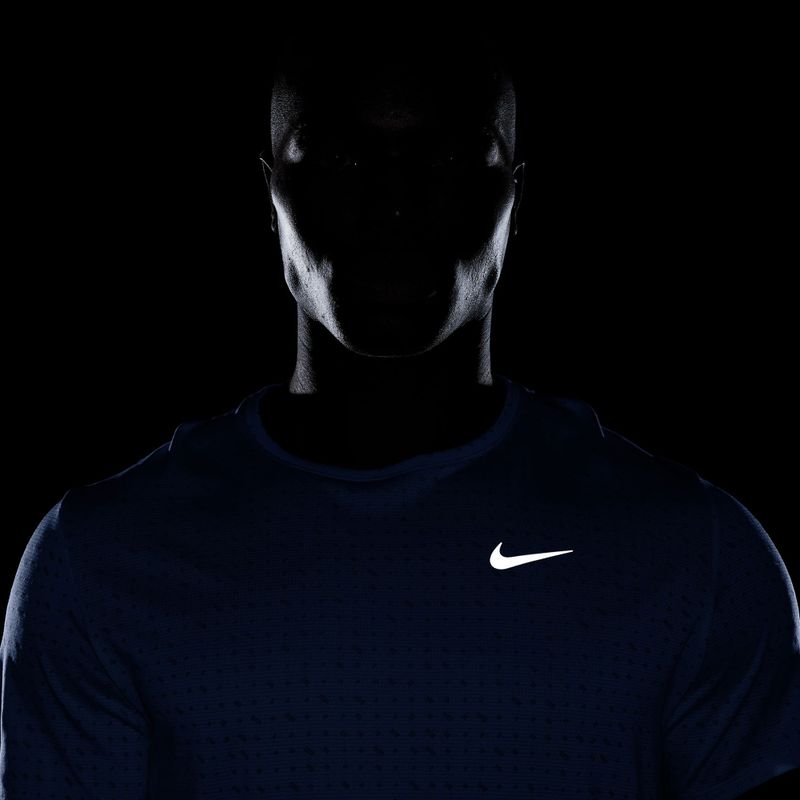 Maglietta da corsa da uomo Nike Miler Breathe royal pulse 4