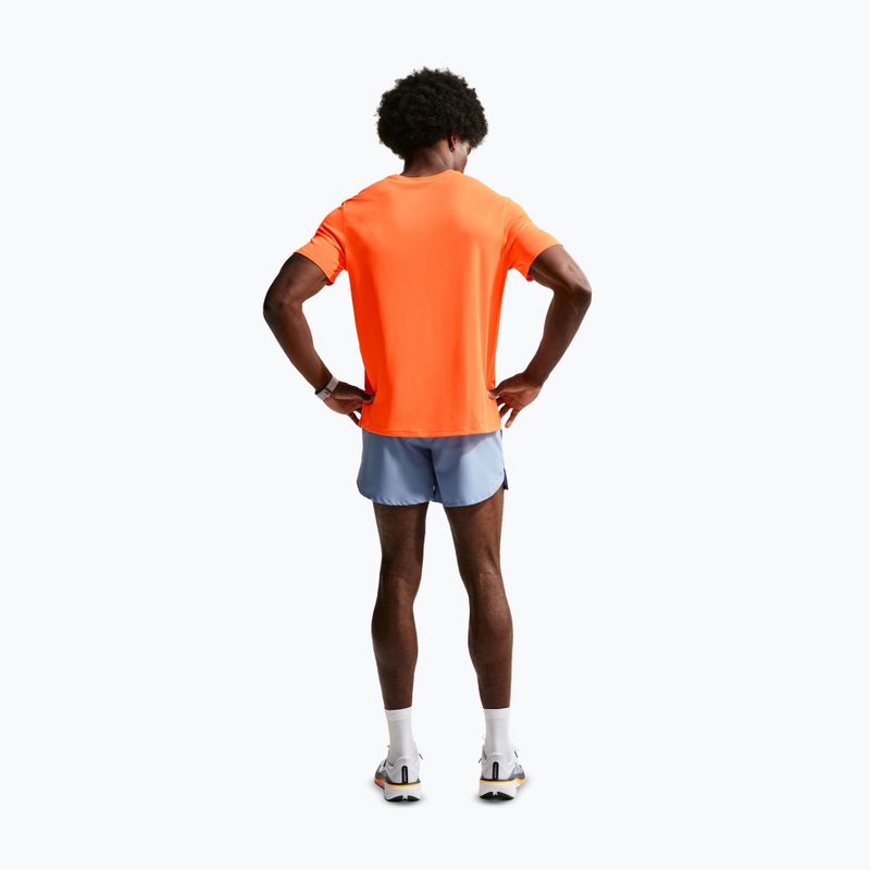 Maglietta da corsa da uomo Nike Miler Dri-Fit UV total orange 2