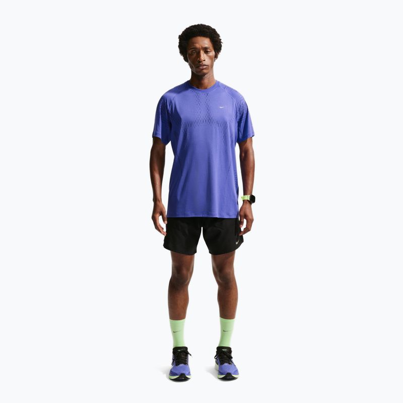 Maglietta da corsa da uomo Nike Stride Dri-Fit ADV lapis/deep royal blue 2