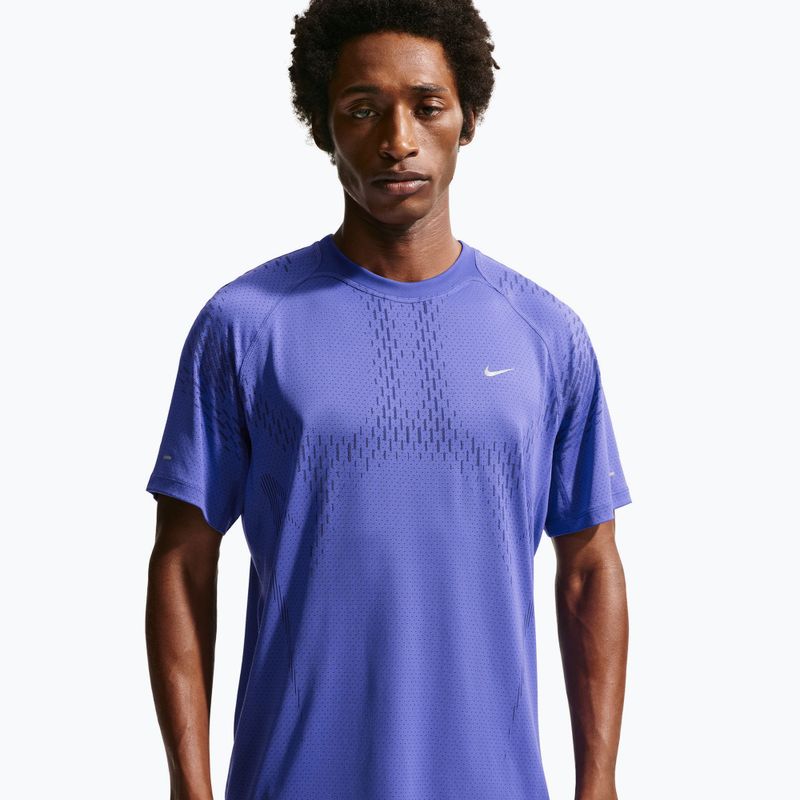 Maglietta da corsa da uomo Nike Stride Dri-Fit ADV lapis/deep royal blue 4