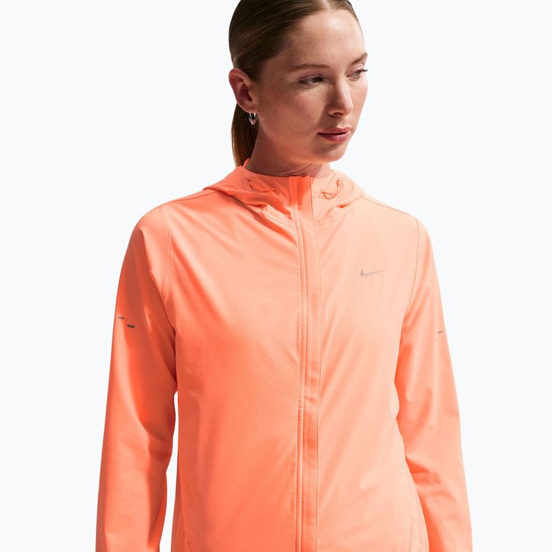Giacca da running da donna Nike Swift Repel Packable orange pulse 4