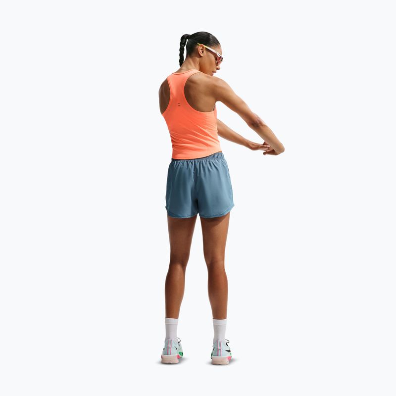Maglietta da corsa da donna Nike Swoosh Run Dri-Fit orange pulse/photon dust/white 3