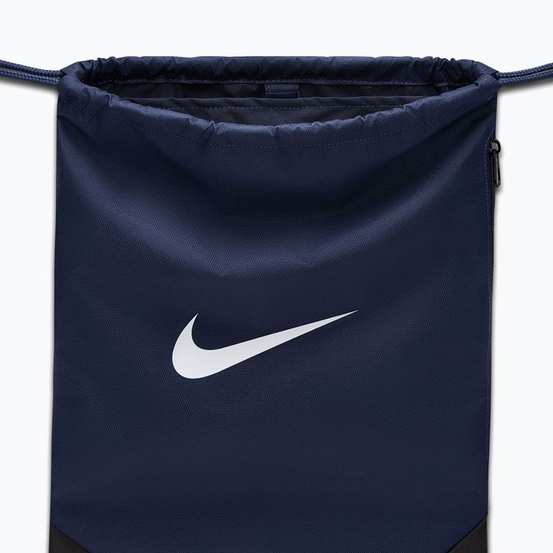 Sacco Nike Brasilia 18 l midnight navy/black/white 3