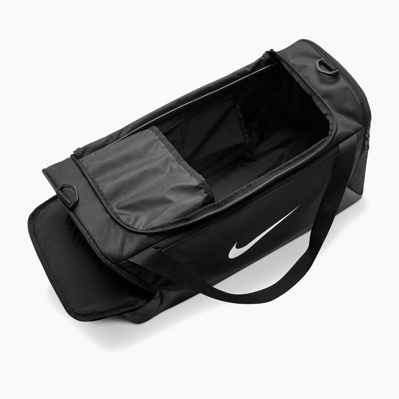 Borsa da allenamento Nike Brasilia Duffel Small 40 l black/black/white 5