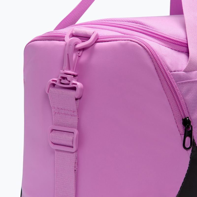 Borsa da allenamento Nike Brasilia Duffel Extra Small 24 l light magenta/black/black 8