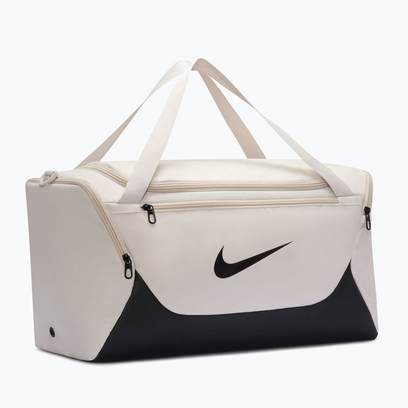 Borsa da allenamento Nike Brasilia Duffel Small 40 l light bone/black/black 2