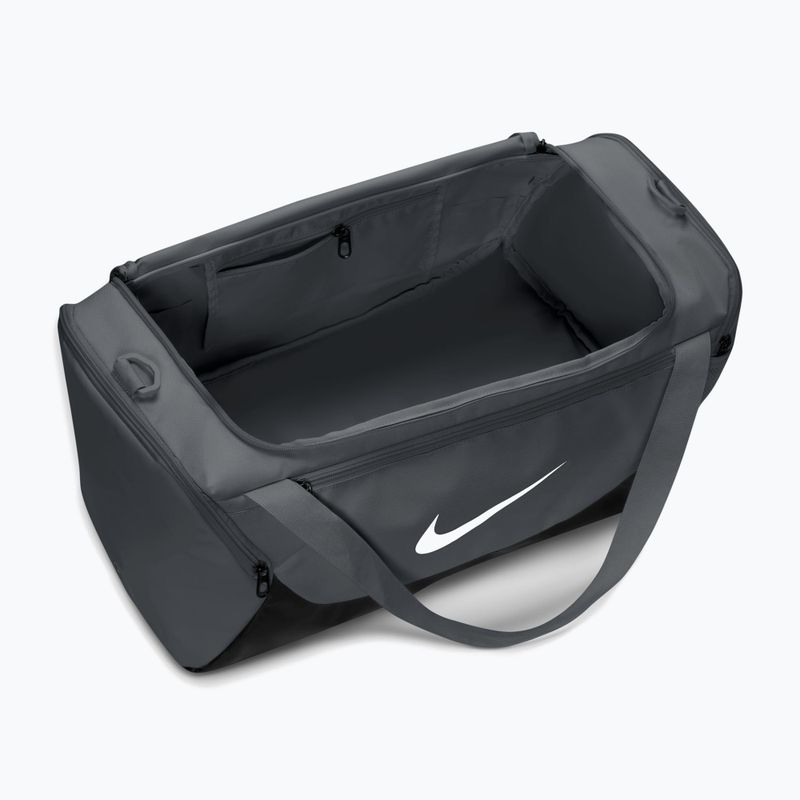 Borsa da allenamento Nike Brasilia Duffel Small 40 l smoke grey/black/white 5