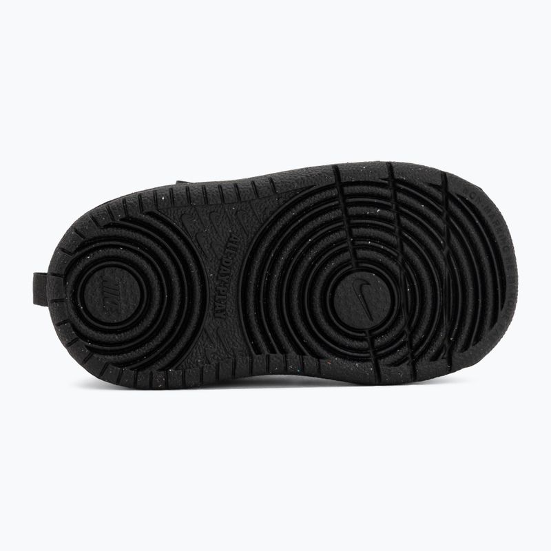 Scarpe per bambini Nike Court Borough Low Recraft black/black/white 4