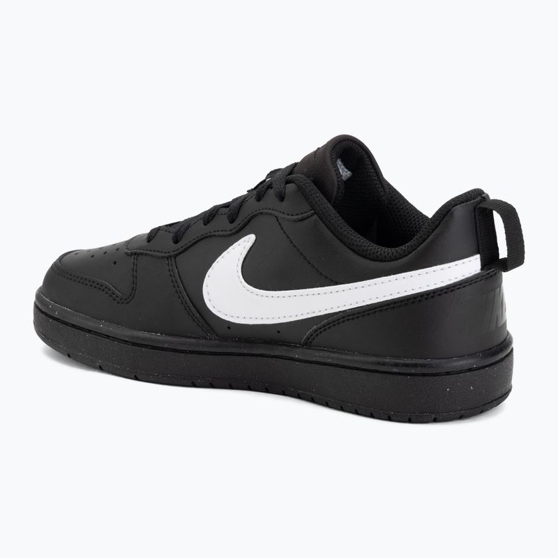 Scarpe Nike Court Borough Low Recraft nero/nero/bianco 3