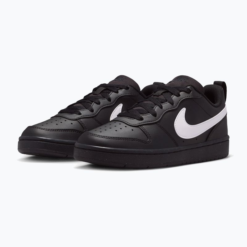 Scarpe Nike Court Borough Low Recraft black/black/white 3
