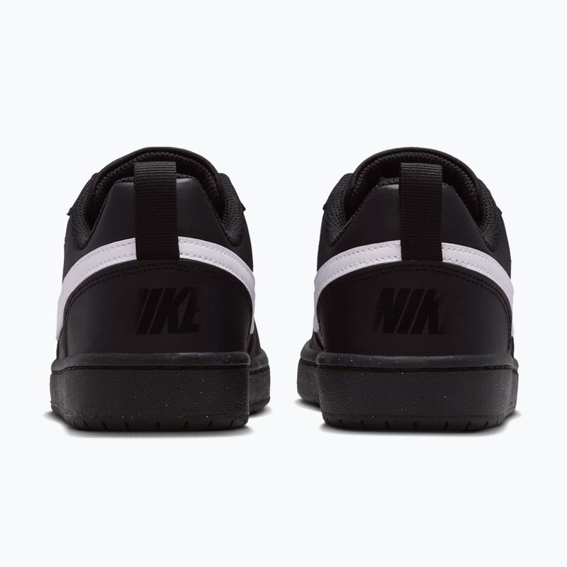 Scarpe Nike Court Borough Low Recraft black/black/white 4