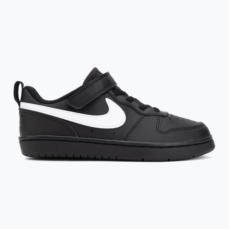 Scarpe per bambini Nike Court Borough Low Recraft black/black/white 2