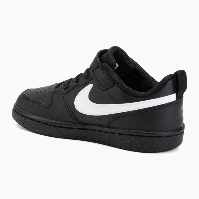 Scarpe per bambini Nike Court Borough Low Recraft black/black/white 3