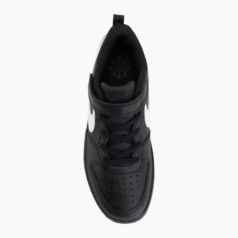 Scarpe per bambini Nike Court Borough Low Recraft black/black/white 5