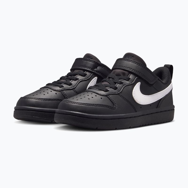 Scarpe per bambini Nike Court Borough Low Recraft black/black/white 3