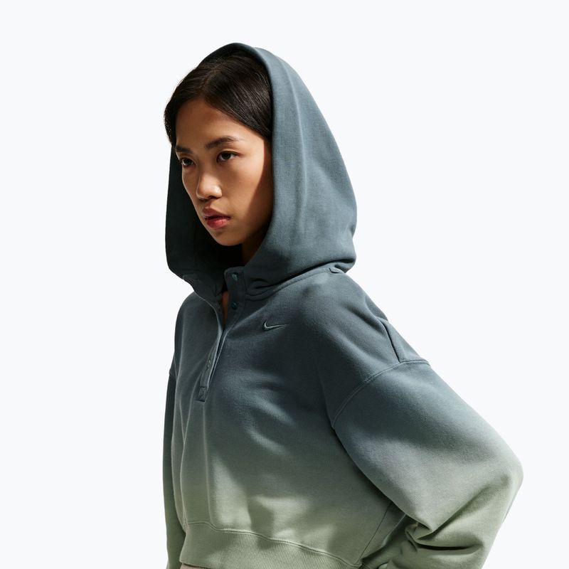 Felpa da donna  Nike Sportswear Phoenix Fleece Oversized Henley Hoodie steam/mineral slate 4