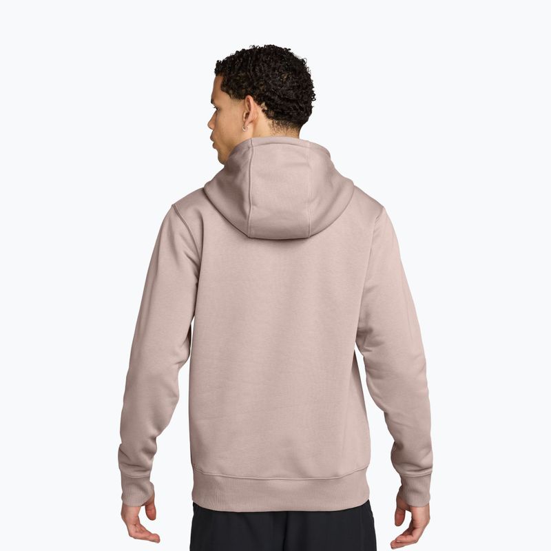 Felpa da tennis da uomo Nike Court Dri-Fit Heritage French Terry Hoodie silt red 2