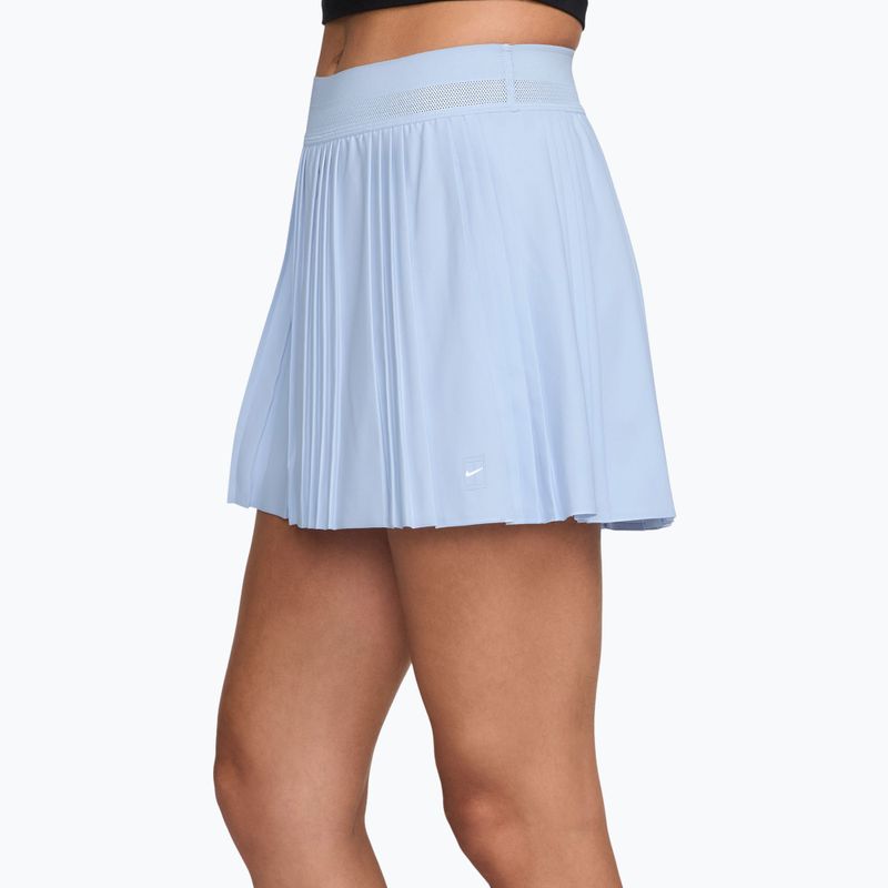 Gonna da tennis Nike Court Dri-Fit Advantage Pleated hydrogen blue/white 3