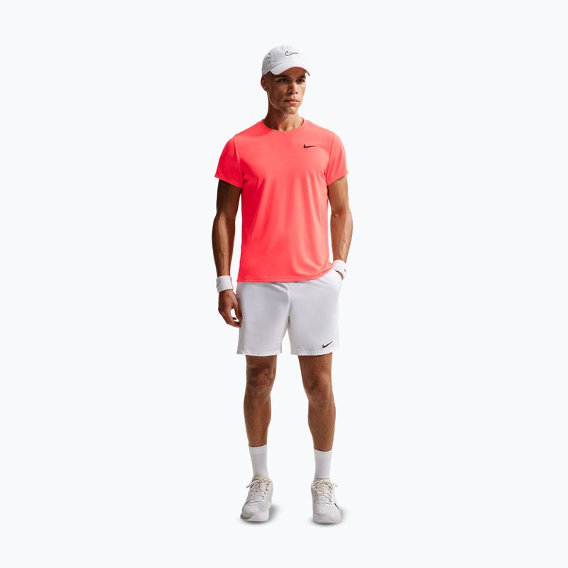 Maglietta da tennis da uomo Nike Court Dri-Fit Victory hot lava/black 2