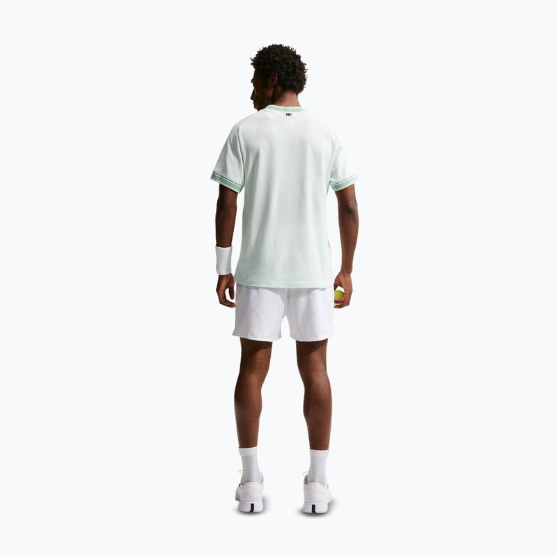 Maglietta da tennis da uomo Nike Court Heritage barely green 3