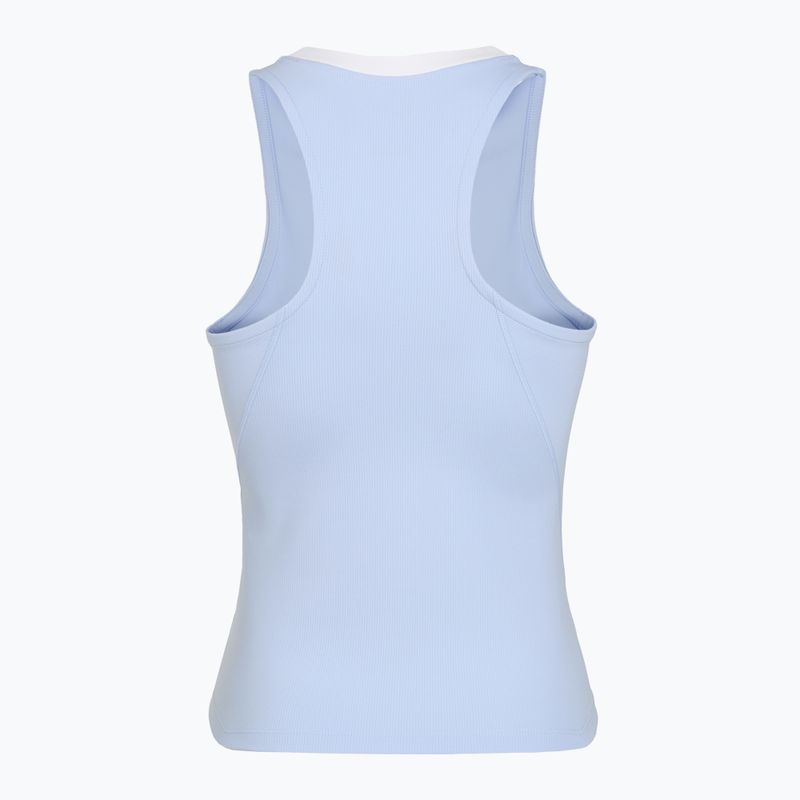 Maglietta da tennis da donna Nike Court Dri-Fit Advantage Tank hydrogen blue/white/white 2
