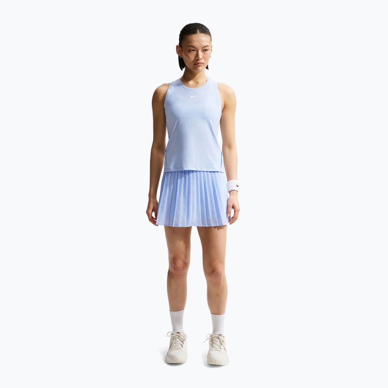 Gonna da tennis Nike Victory Dri-Fit High-Waisted Pleated hydrogen blue/hydrogen blue/white 2