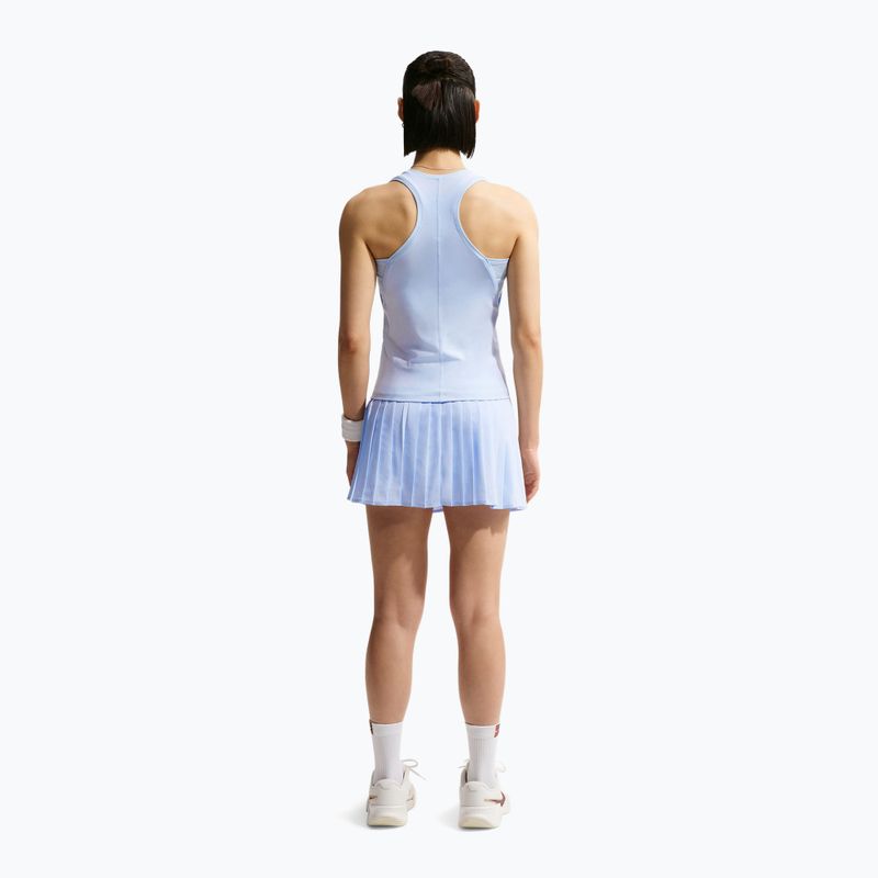 Gonna da tennis Nike Victory Dri-Fit High-Waisted Pleated hydrogen blue/hydrogen blue/white 3