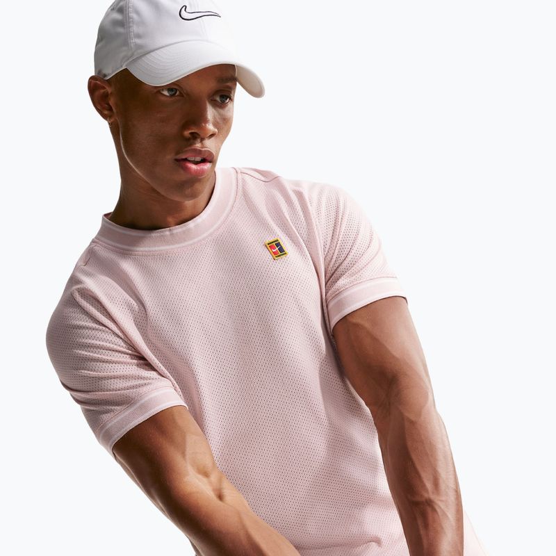 Maglietta da tennis da uomo Nike Court Heritage silt red 6