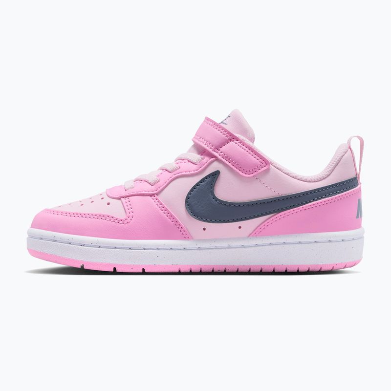 Scarpe per bambini Nike Court Borough Low Recraft pink foam/pink rise/white/ashen slate 2