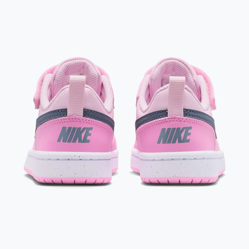 Scarpe per bambini Nike Court Borough Low Recraft pink foam/pink rise/white/ashen slate 4