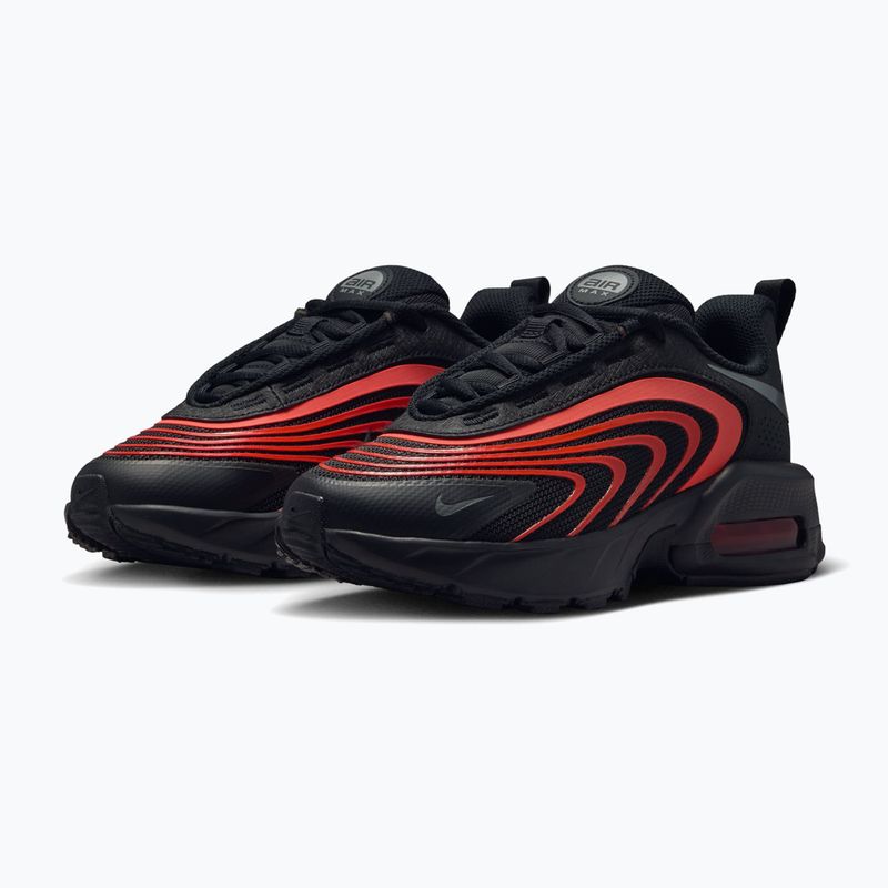 Scarpe per bambini Nike Air Max Fire black/picante red/smoke grey 3