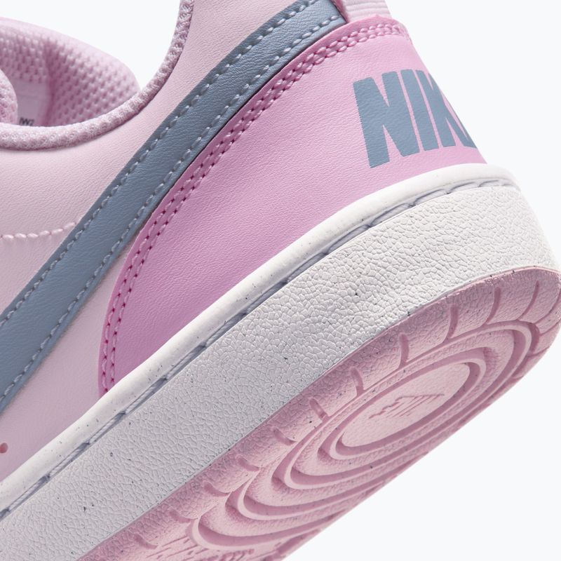 Scarpe Nike Court Borough Low Recraft pink foam/pink rise/white/ashen slate 6