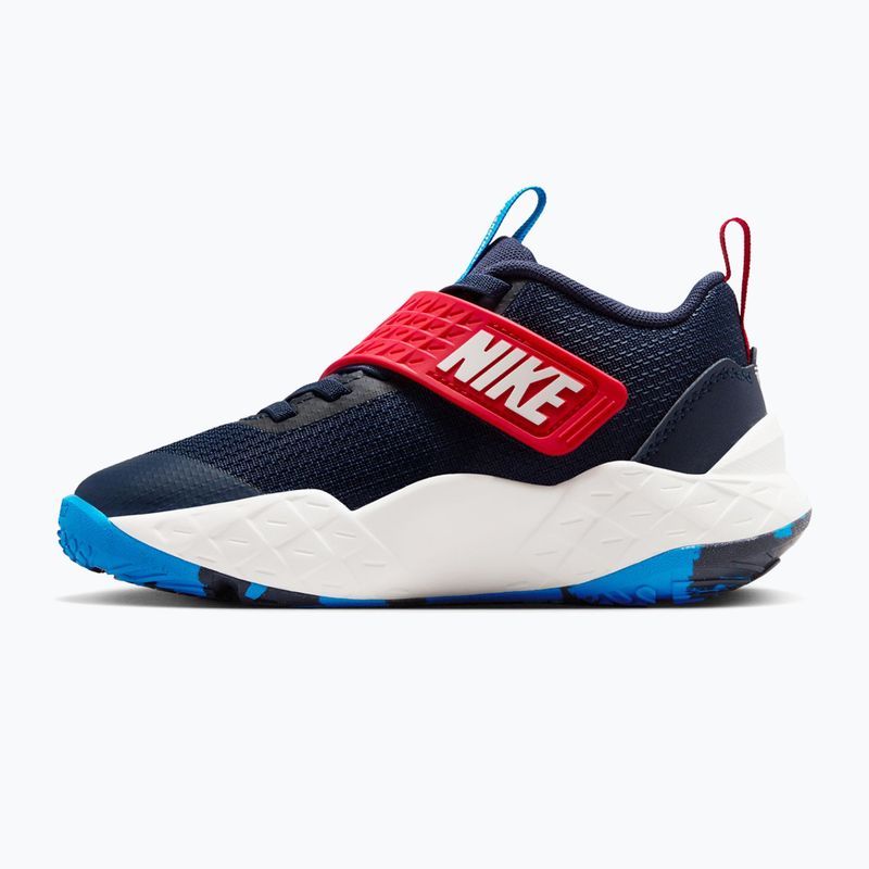 Scarpe per bambini Nike Team Hustle D 12 tm navy/university red/photo blue/sail 2