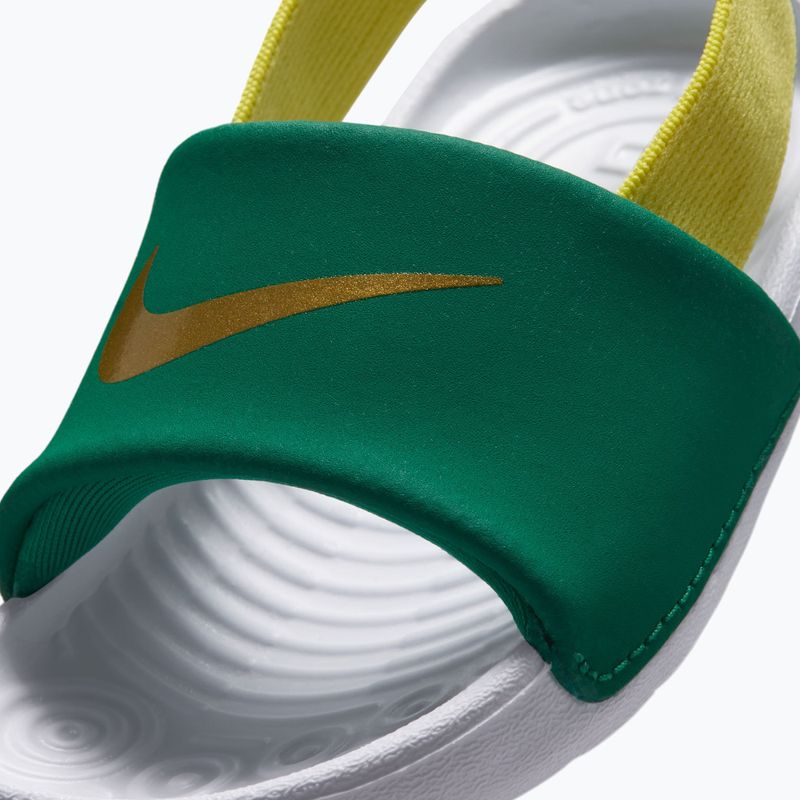 Ciabatte da bambino Nike Kawa malachite/sonic yellow 7