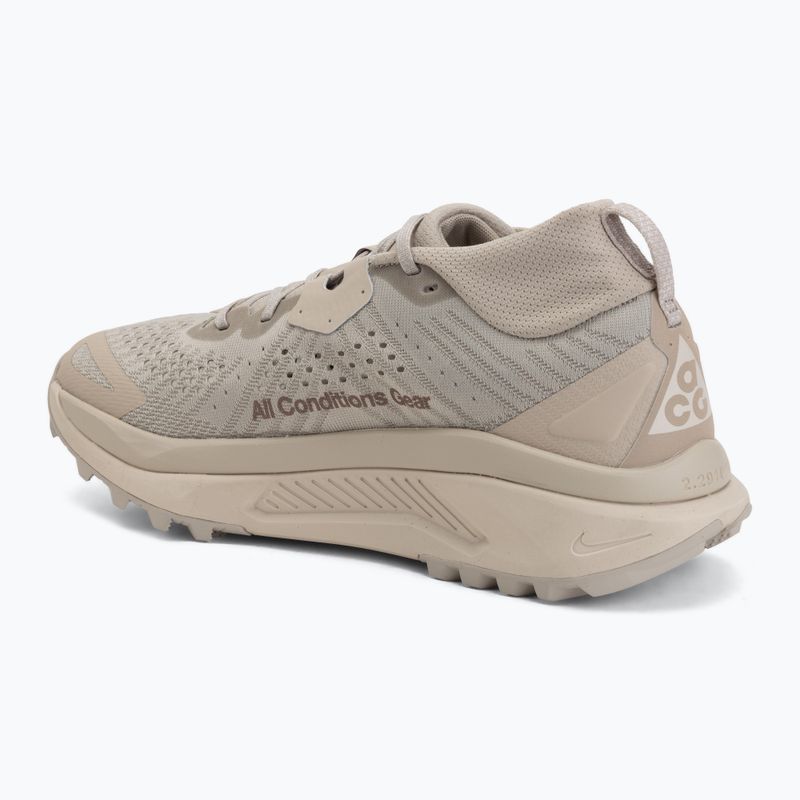Scarpe da corsa da uomo Nike ACG Zegama Trail crema ii/marrone orewood chiaro/taupe diffuso 3