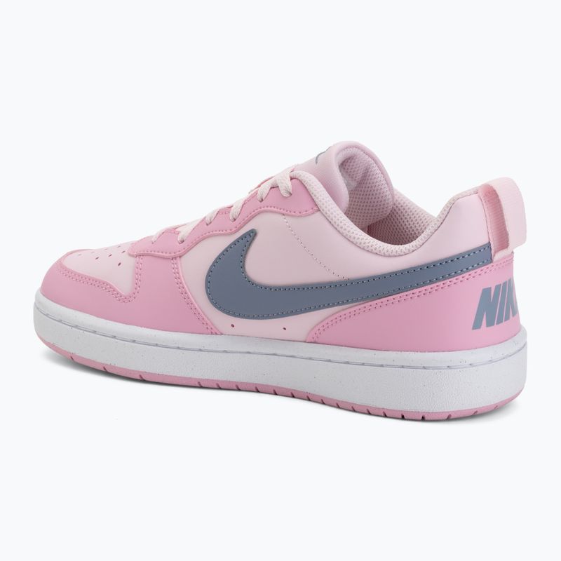 Scarpe Nike Court Borough Low Recraft pink foam/pink rise/white/ashen slate 3