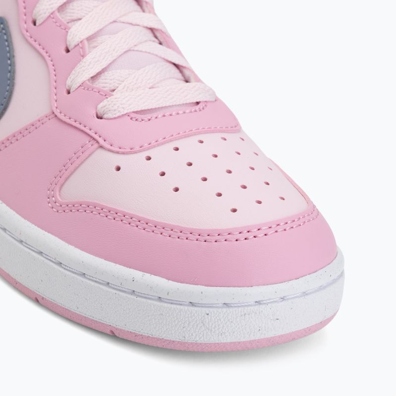 Scarpe Nike Court Borough Low Recraft pink foam/pink rise/white/ashen slate 7
